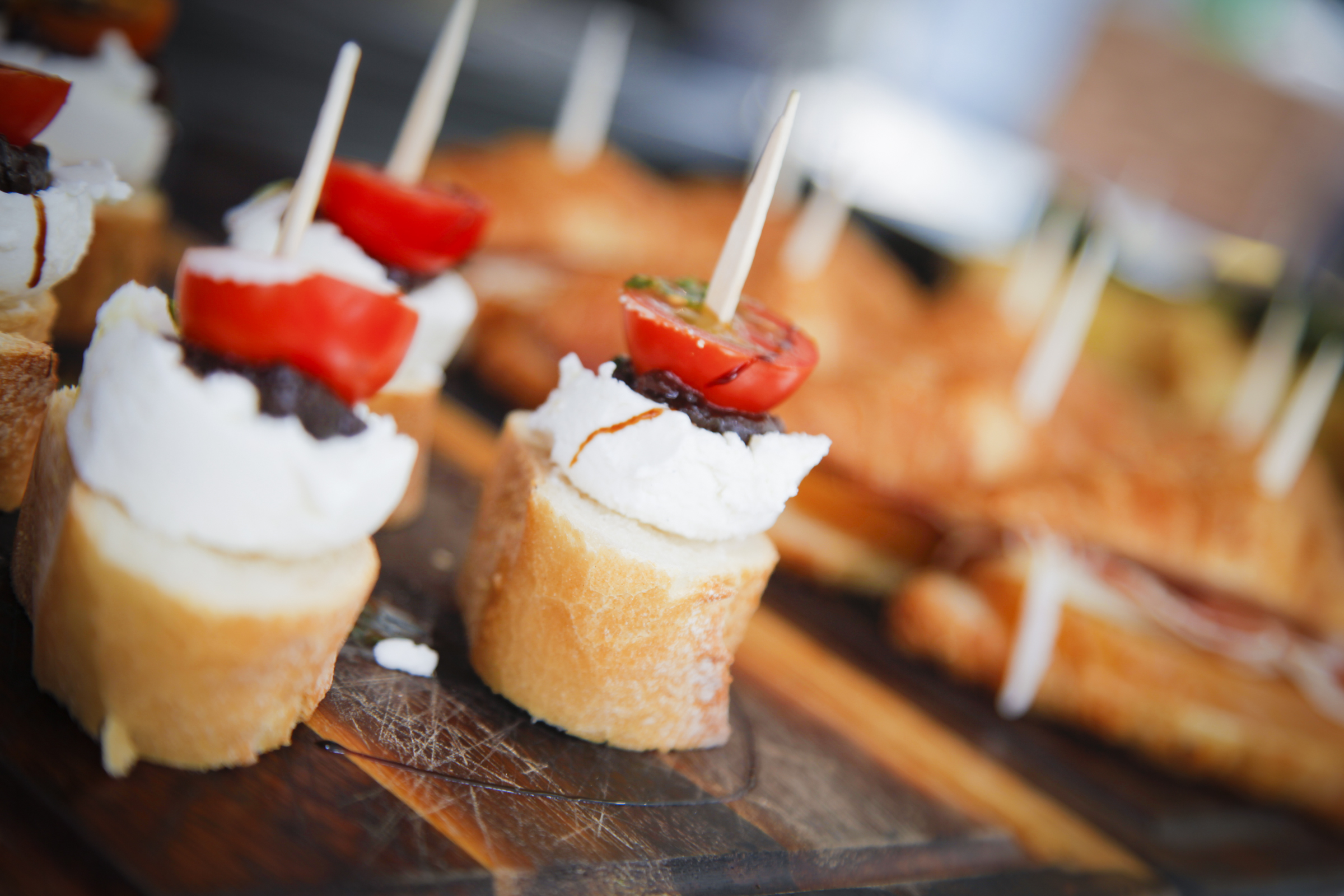 Canapes at Foodies Festival