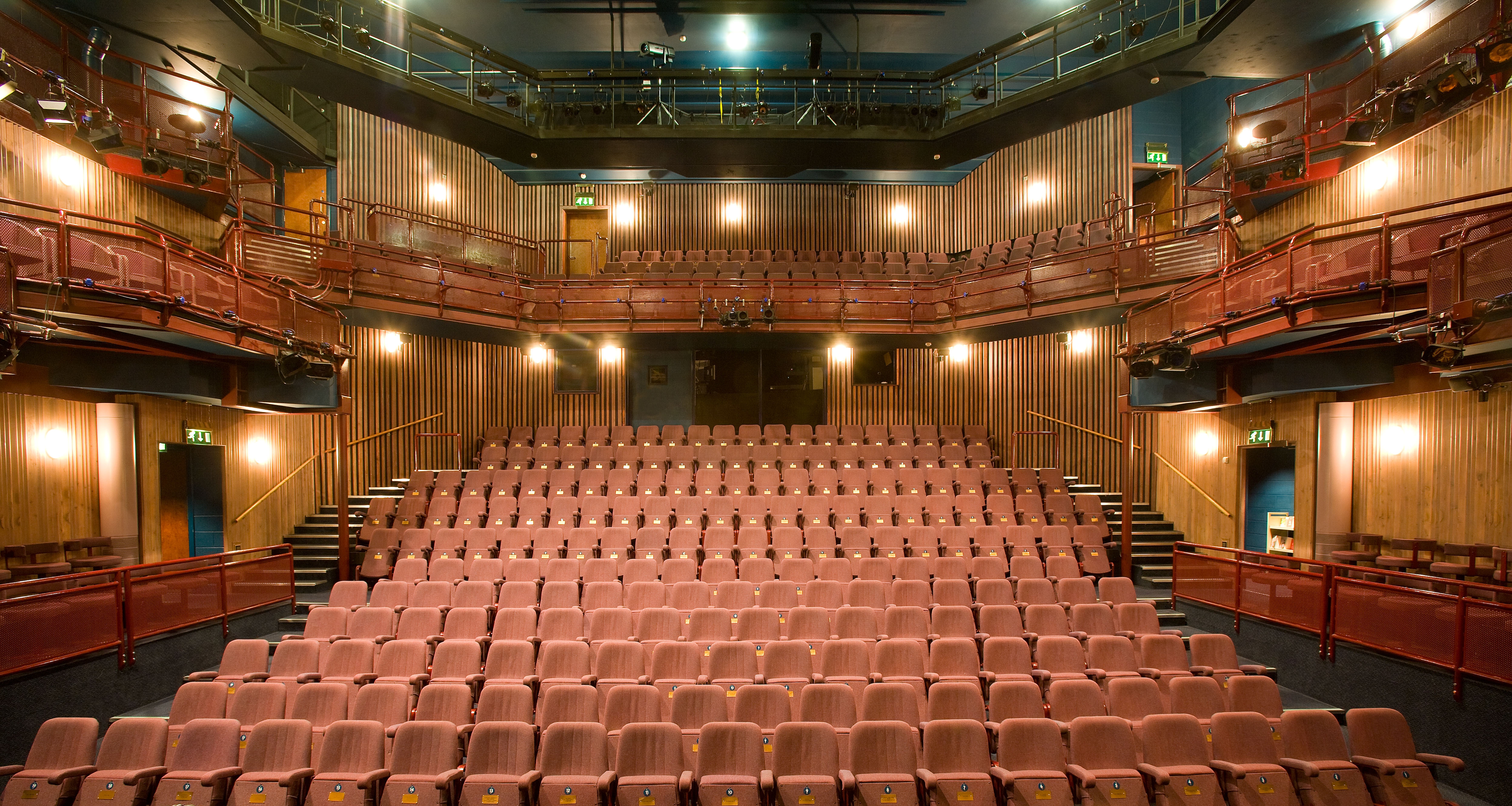 View of main house auditorium from stage 