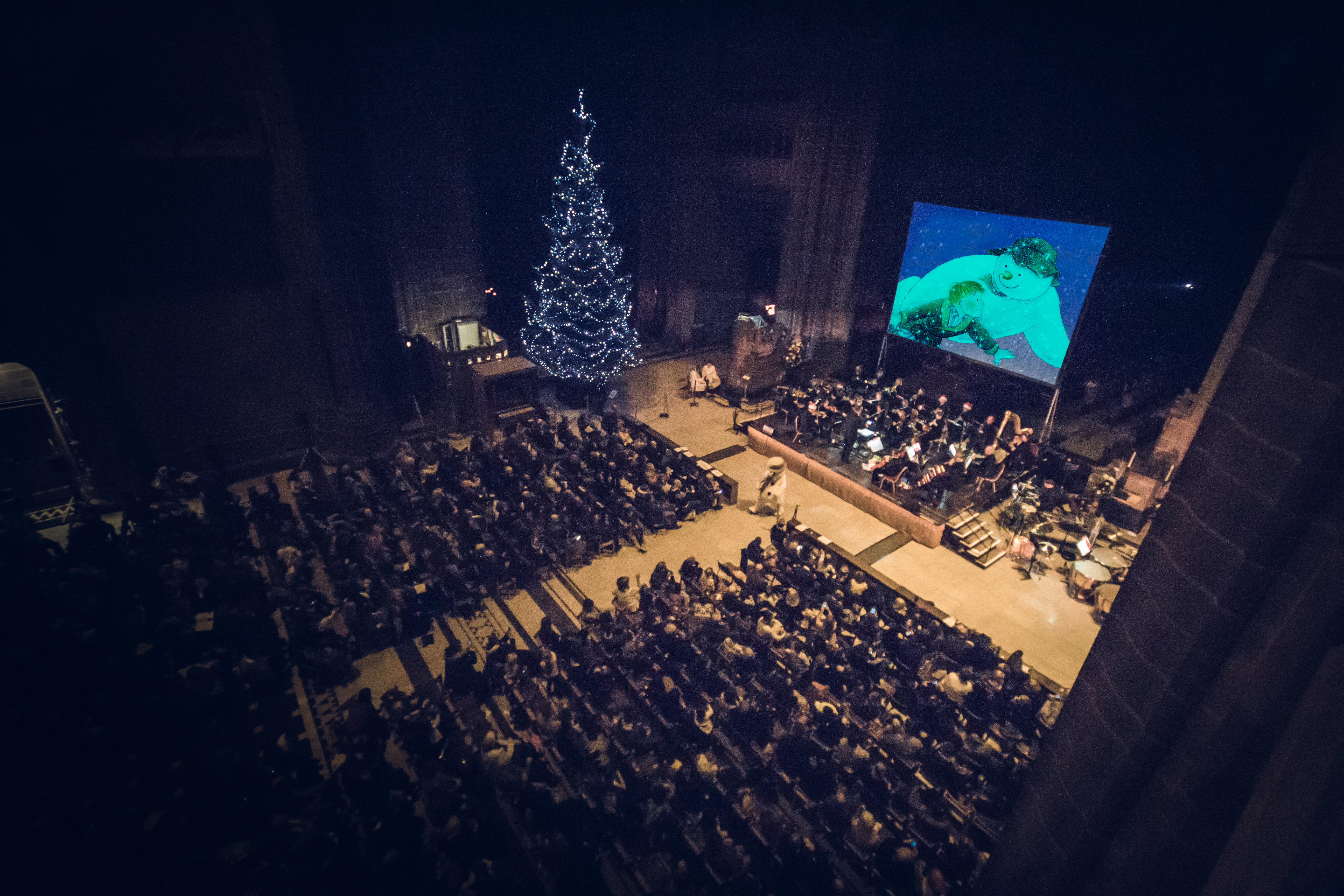 The Snowman concert at Liverpool Cathedral