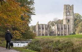 Fountains Abbey and Studley Royal Water Garden - North Yorkshire (c)National Trust Images, Chris Lacey 264x168