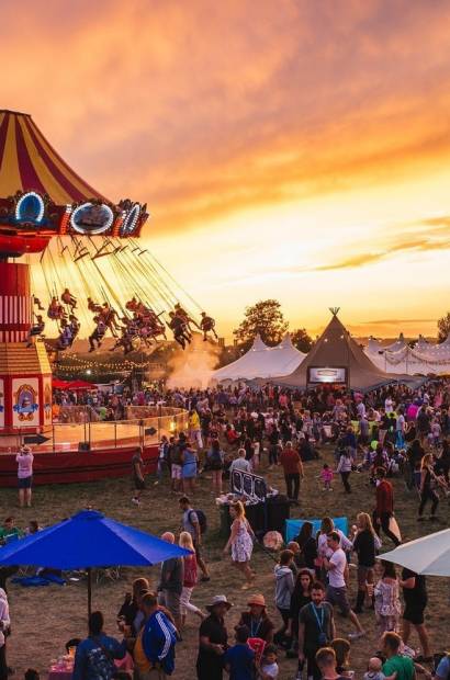 The family-friendly Big Feastival in Oxfordshire.