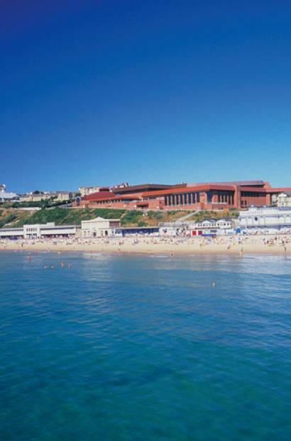 Bournemouth International Centre, Exterior view from the sea