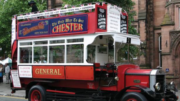 Chester Heritage Tours Bus, Cheshire