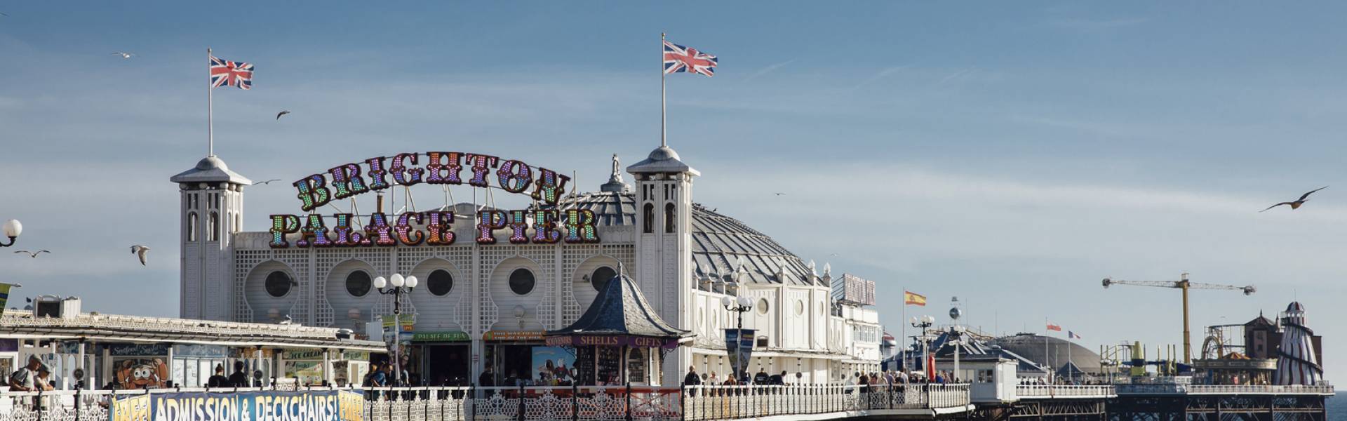 Brighton Palace Pier, Brighton, East Sussex, England.