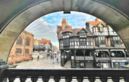 View of Chester Rows from one of the galleries