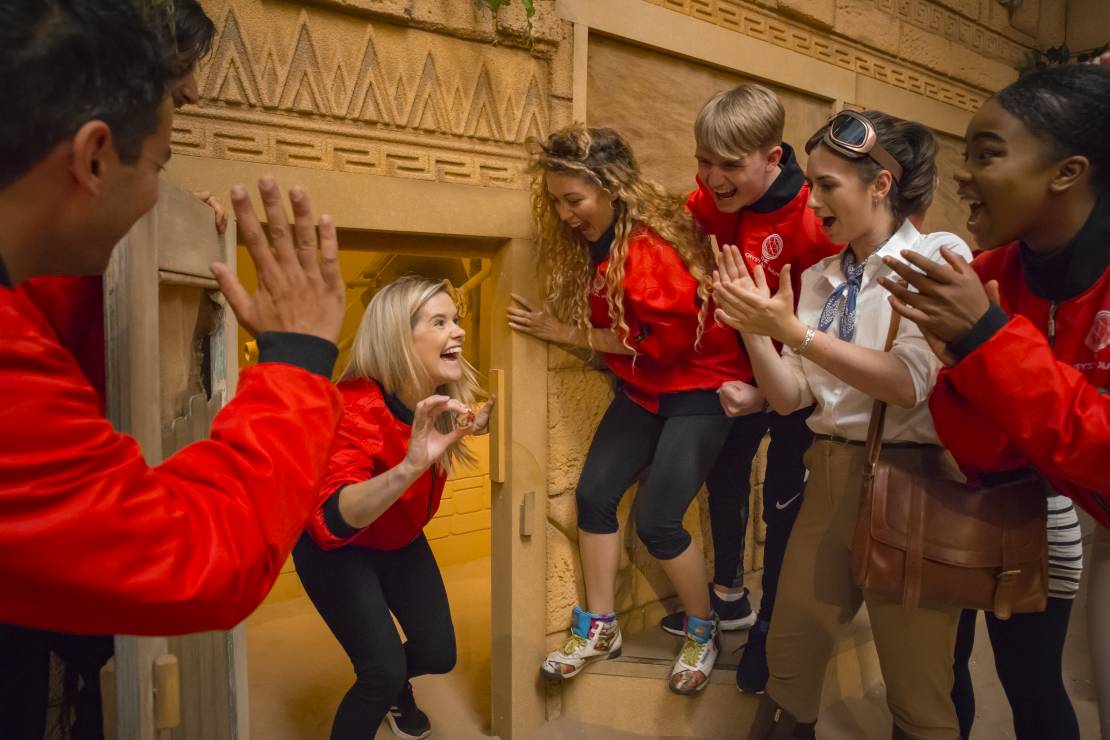 Aztec game at The Crystal Maze