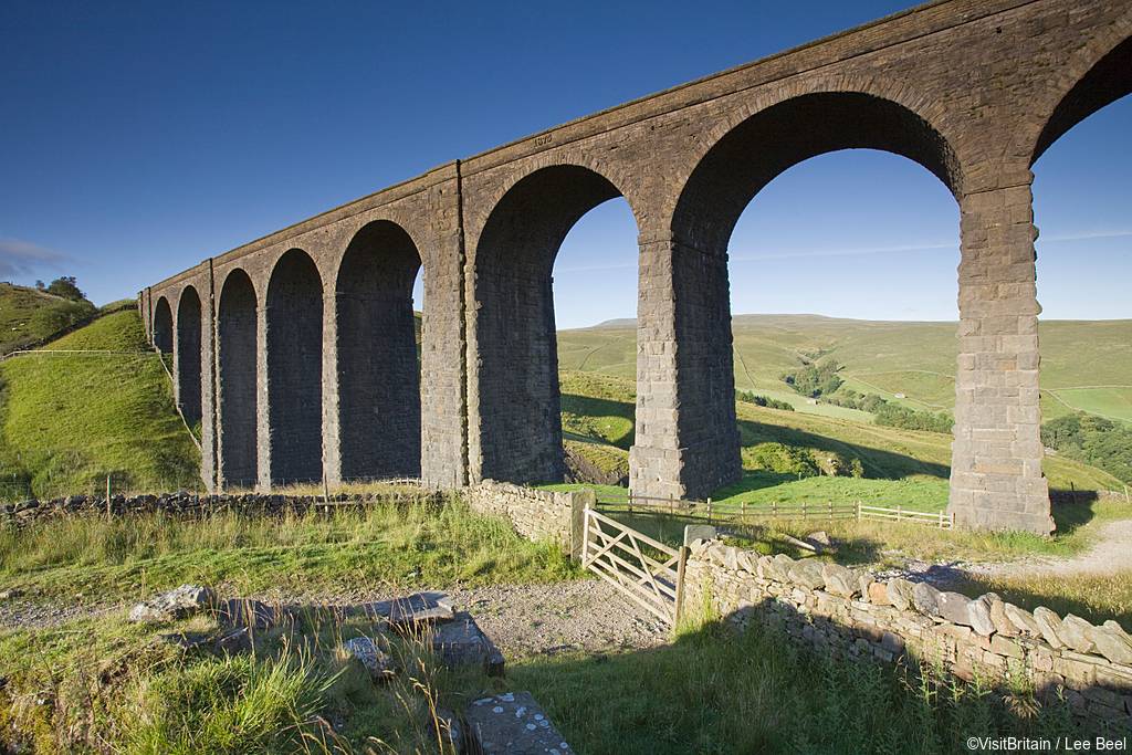 The Arten Gill Viaduct in the Yorkshire Dales National Park.