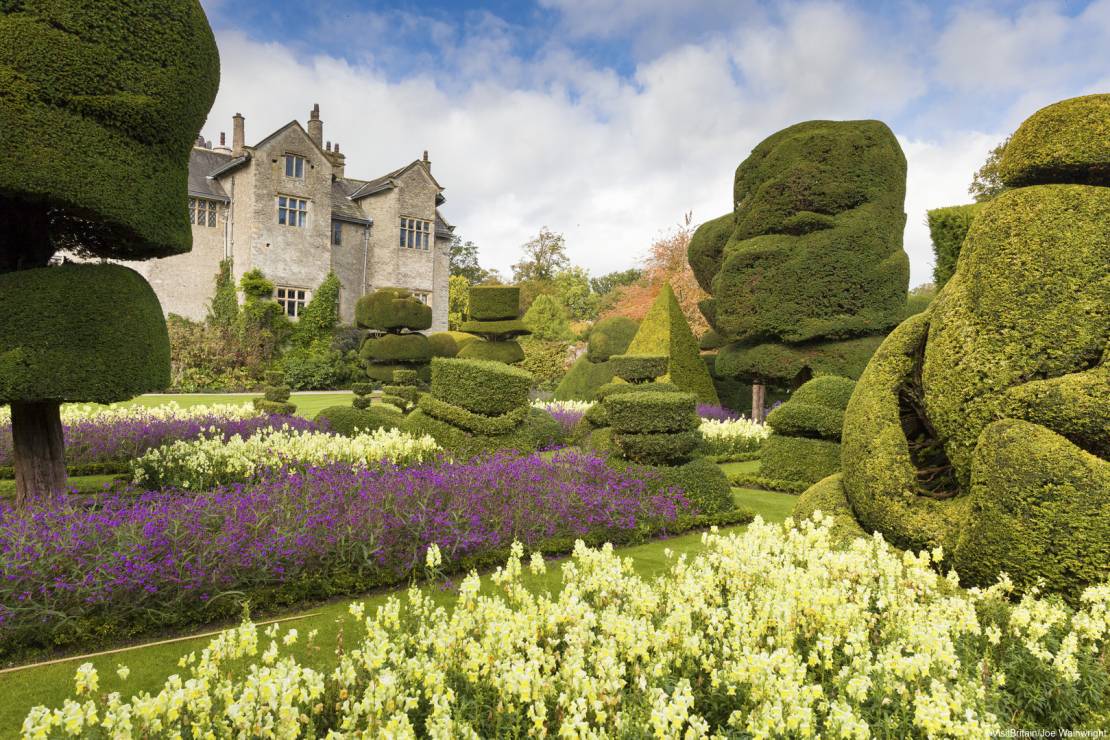 Levens Hall originated as a Pele Tower, a structure built to defend agaist Scots raiders. However most of the building dates from Elizabethan times. the surrounding topiary garden was created in 1694.