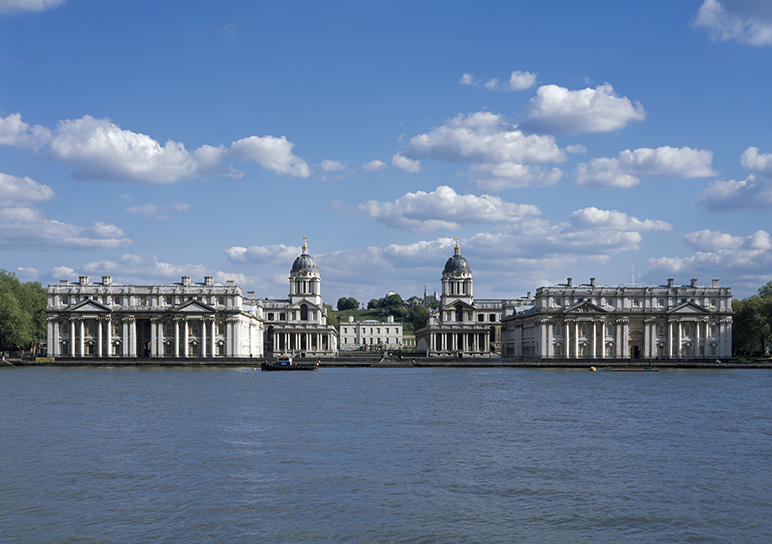 Old Royal Naval College in Greenwich, East London.
