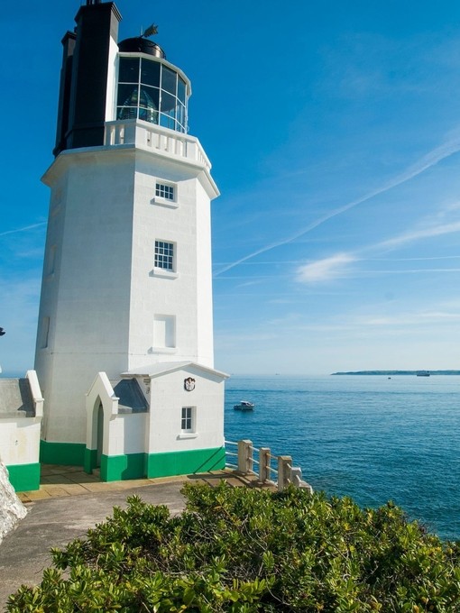 St Anthony Head & Lighthouse on the coast of Cornwall