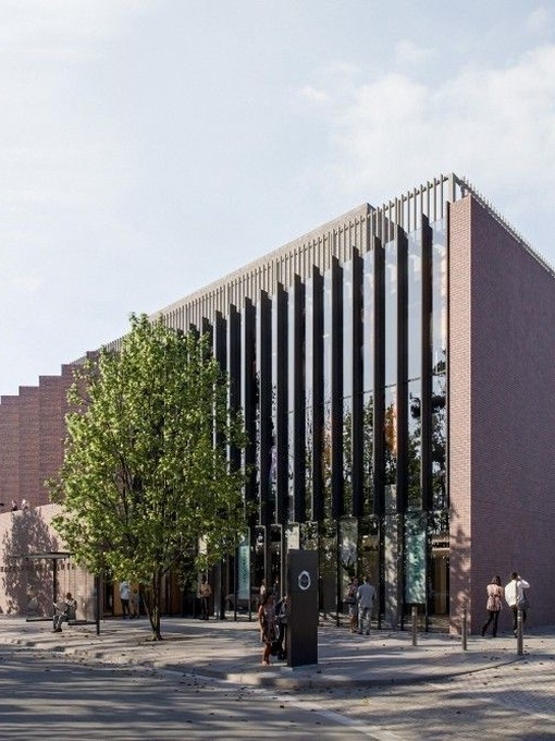 Shakespeare North Playhouse building in daylight, Liverpool.