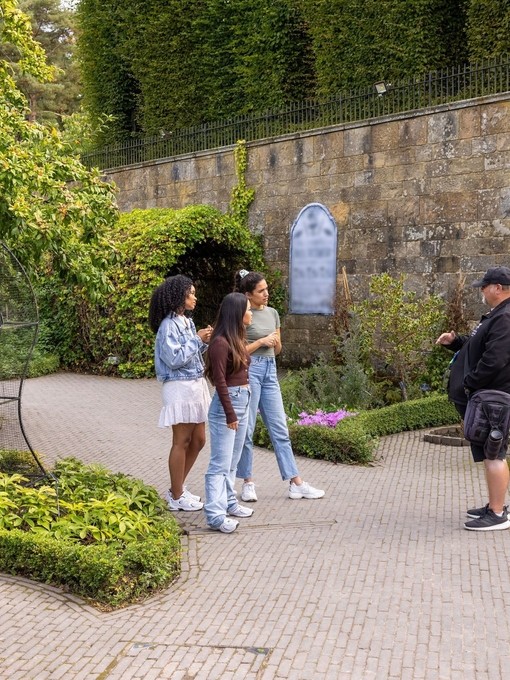 Friends inside The Poison Garden at Alnwick Gardens