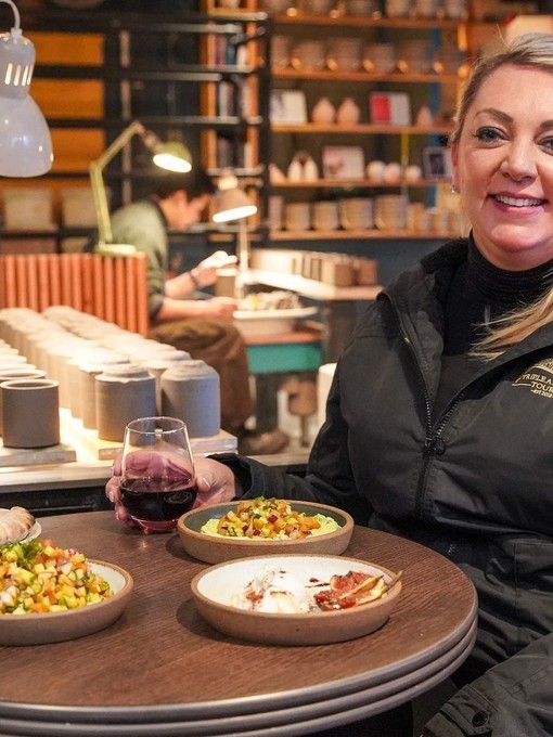 Amy Whitfield of Triple A Food Tours, a finalist for Tourism Superstar 2024