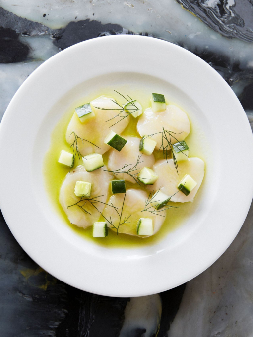 Dorys Scallop cevice, Angelas of Margate