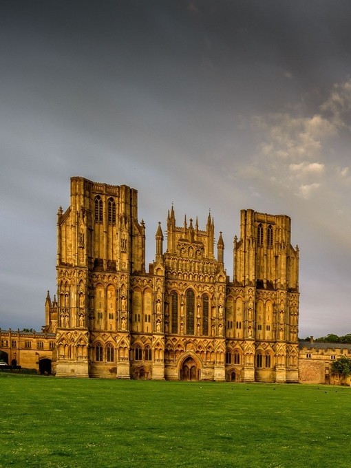 Landscape shot of a cathedral